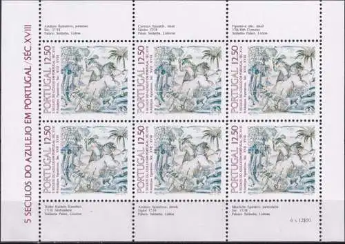 PORTUGAL 1983 Mi-Nr. 1592 Kleinbogen ** MNH