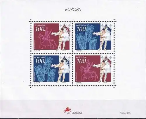 PORTUGAL 1994 Mi-Nr. Block 99 ** MNH - CEPT