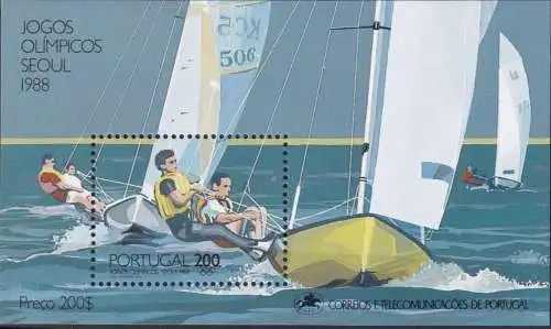 PORTUGAL 1988 Mi-Nr. Block 60 ** MNH