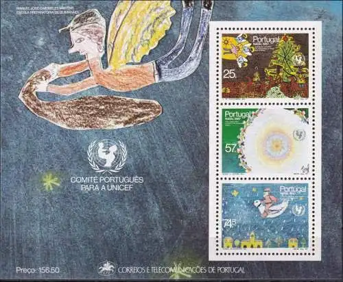 PORTUGAL 1987 Mi-Nr. Block 56 ** MNH