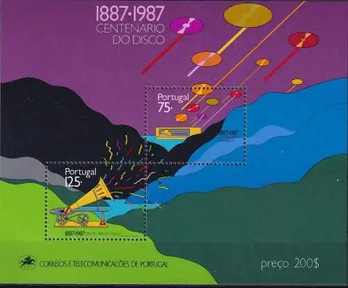 PORTUGAL 1987 Mi-Nr. Block 55 ** MNH