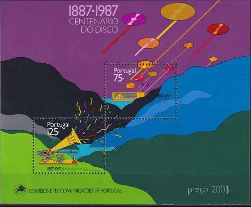 PORTUGAL 1987 Mi-Nr. Block 55 ** MNH