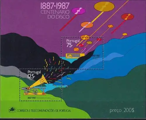 PORTUGAL 1987 Mi-Nr. Block 55 ** MNH