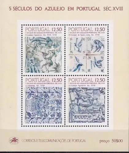 PORTUGAL 1983 Mi-Nr. Block 42 ** MNH