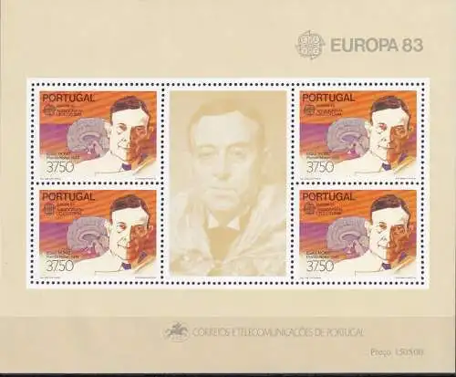 PORTUGAL 1983 Mi-Nr. Block 40 ** MNH - CEPT