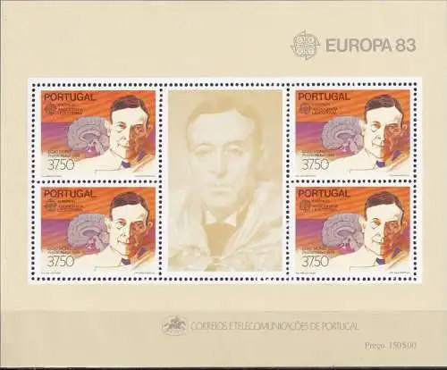 PORTUGAL 1983 Mi-Nr. Block 40 ** MNH - CEPT