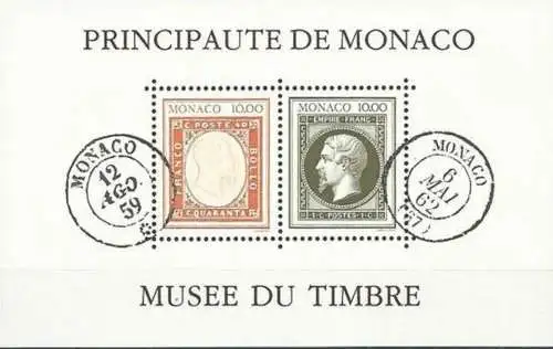 MONACO 1992 Mi-Nr. Block 56 ** MNH