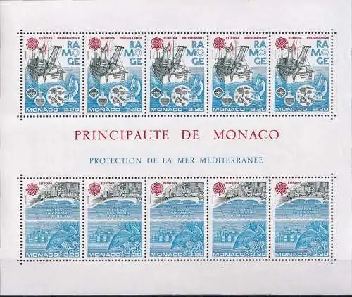 MONACO 1986 Mi-Nr. Block 32 ** MNH - CEPT