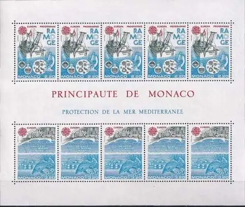 MONACO 1986 Mi-Nr. Block 32 ** MNH - CEPT