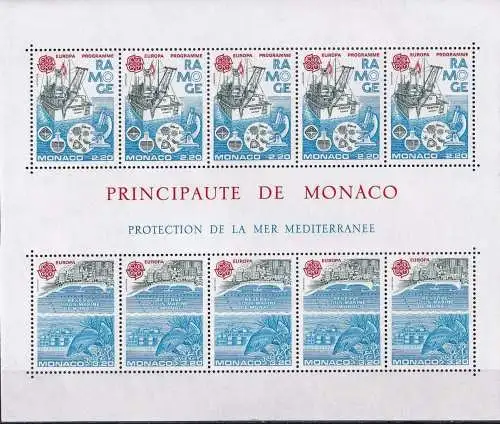 MONACO 1986 Mi-Nr. Block 32 ** MNH - CEPT