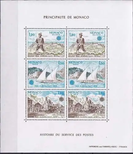 MONACO 1979 Mi-Nr. Block 15 ** MNH - CEPT