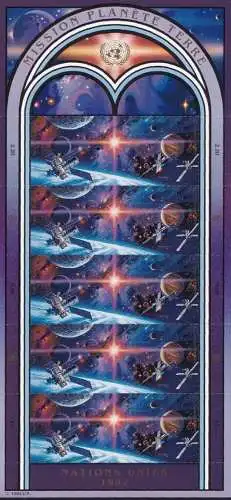 UNO GENF 1992 Mi-Nr. 219/20 Kleinbogen ** MNH