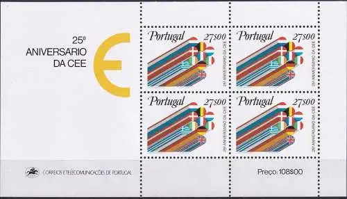 PORTUGAL 1982 Mi-Nr. Block 34 ** MNH