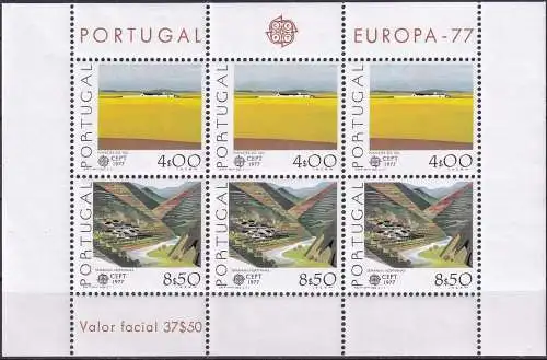 PORTUGAL 1977 Mi-Nr. Block 20 ** MNH - CEPT