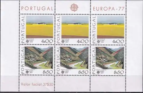 PORTUGAL 1977 Mi-Nr. Block 20 ** MNH - CEPT