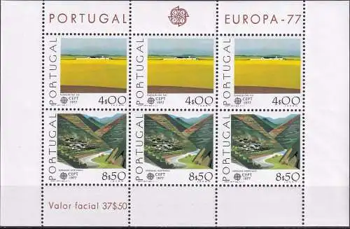 PORTUGAL 1977 Mi-Nr. Block 20 ** MNH