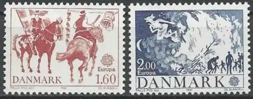 DÄNEMARK 1981 Mi-Nr. 730/31 ** MNH - CEPT