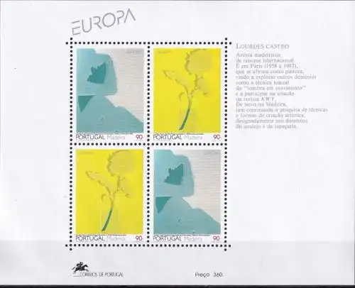 MADEIRA 1993 Mi-Nr. Block 13 ** MNH - CEPT