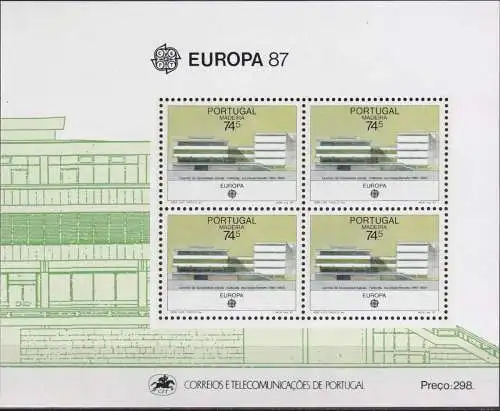 MADEIRA 1987 Mi-Nr. Block 8 ** MNH