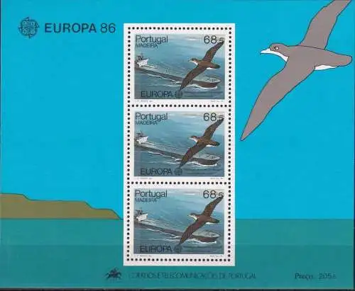 MADEIRA 1986 Mi-Nr. Block 7 ** MNH - CEPT