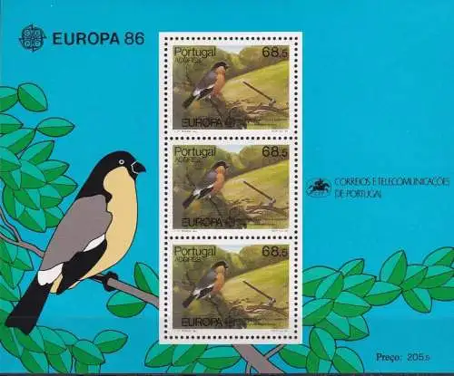 AZOREN 1986 Mi-Nr. Block 7 ** MNH - CEPT