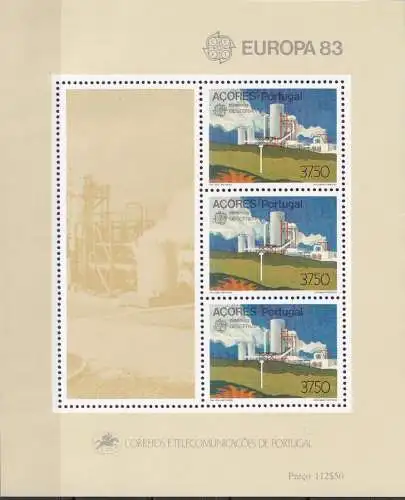 AZOREN 1983 Mi-Nr. Block 4 ** MNH - CEPT