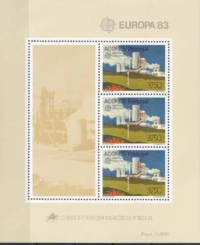 AZOREN 1983 Mi-Nr. Block 4 ** MNH - CEPT