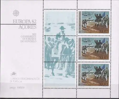 AZOREN 1982 Mi-Nr. Block 3 ** MNH - CEPT