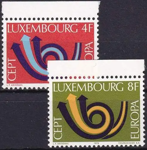 LUXEMBURG 1973 Mi-Nr. 862/63 ** MNH - CEPT