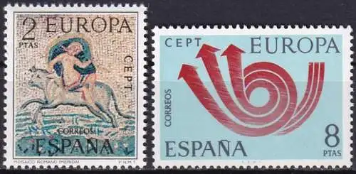 SPANIEN 1973 Mi-Nr. 2020/21 ** MNH - CEPT