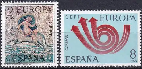 SPANIEN 1973 Mi-Nr. 2020/21 ** MNH - CEPT