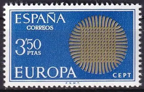 SPANIEN 1970 Mi-Nr. 1860 ** MNH - CEPT