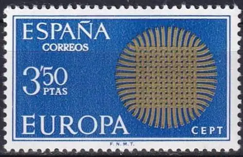 SPANIEN 1970 Mi-Nr. 1860 ** MNH - CEPT
