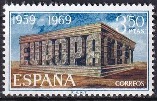 SPANIEN 1969 Mi-Nr. 1808 ** MNH - CEPT
