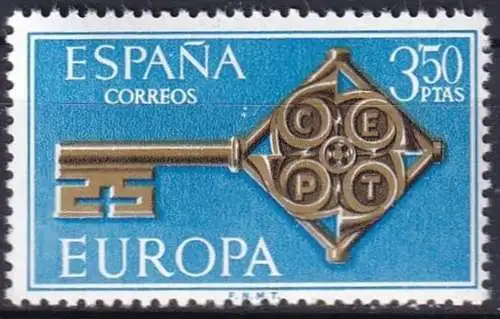 SPANIEN 1968 Mi-Nr. 1755 ** MNH - CEPT