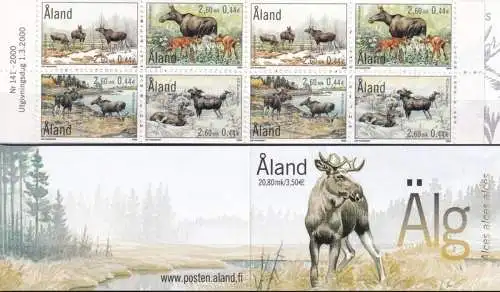 ALAND 2000 Mi-Nr. MH 8 Markenheft/booklet ** MNH