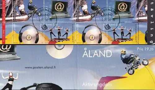 ALAND 1998 Mi-Nr. MH 6 Markenheft/booklet o used - aus Abo