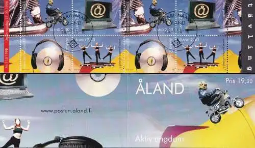 ALAND 1998 Mi-Nr. MH 6 Markenheft/booklet o used - aus Abo