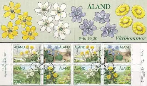 ALAND 1997 Mi-Nr. MH 5 Markenheft/booklet o used - aus Abo