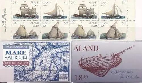 ALAND 1995 Mi-Nr. MH 3 Markenheft/booklet ** MNH