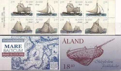 ALAND 1995 Mi-Nr. MH 3 Markenheft/booklet ** MNH