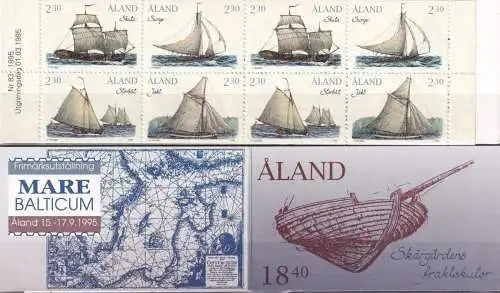 ALAND 1995 Mi-Nr. MH 3 Markenheft/booklet ** MNH