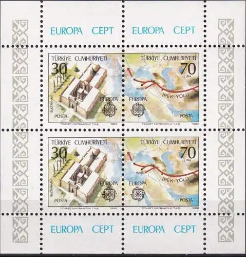 TÜRKEI 1982 Mi-Nr. Block 21 ** MNH - CEPT