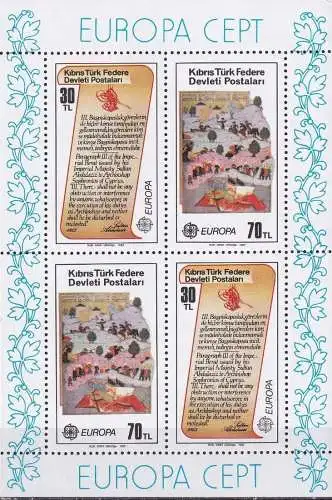 TÜRK. ZYPERN 1982 Mi-Nr. Block 3 ** MNH - CEPT