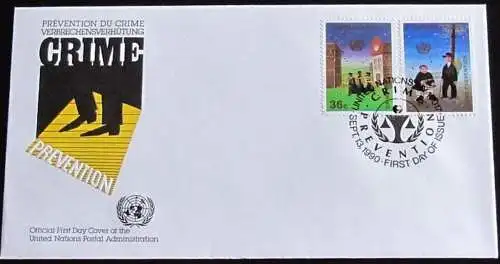 UNO NEW YORK 1990 Mi-Nr. 604/05 FDC