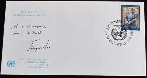 UNO NEW YORK 1987 Mi-Nr. 519 FDC