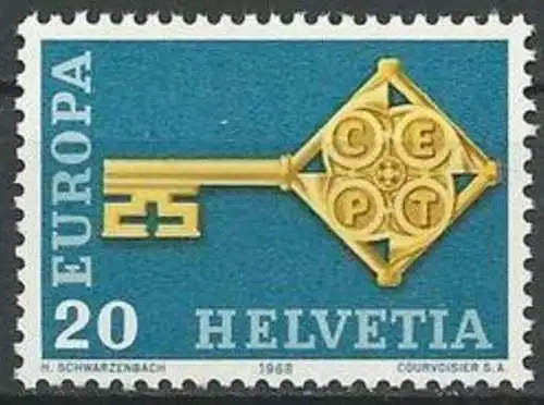 SCHWEIZ 1968 Mi-Nr. 871 ** MNH - CEPT