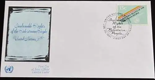 UNO NEW YORK 1981 Mi-Nr. 366 FDC