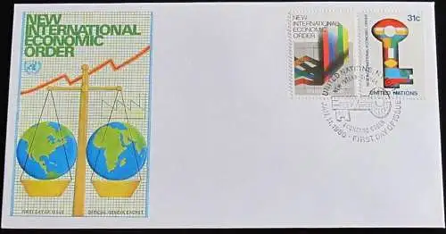 UNO NEW YORK 1980 Mi-Nr. 340/41 FDC