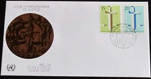 UNO NEW YORK 1979 Mi-Nr. 338/39 FDC